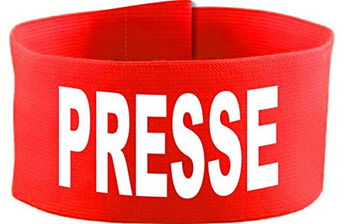 Klett Armbinde 5 cm Bedruckt mit Presse (Farbe rot) (Gr. 3XL - 35-45 cm) von Kleiner Fratz