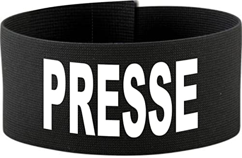 Klett Armbinde 5 cm Bedruckt mit Presse (Farbe schwarz) (Gr. 3XL - 35-45 cm) von Kleiner Fratz