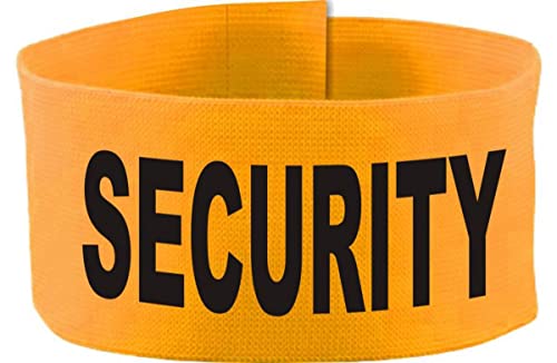 Klett Armbinde 5 cm Bedruckt mit Security (Farbe gelb (Gr. Senior - 25-35 cm) von Kleiner Fratz