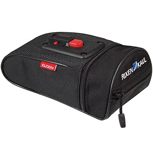 KLICKfix 0297S Farradtasche Micro 15O Plus Satteltasch, Schwarz, 19 x 9 x 7 cm KLICKfix 0297S Farradtasche Micro 15O Plus Satteltasch, Schwarz, 19 x 9 x 7 cm von KlickFix