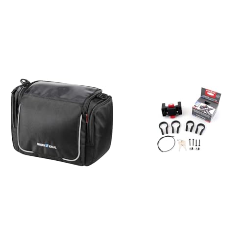 KlickFix 0270AS Aventour Sport Stuurtas, Black, 7 Liter, & Zubehör Lenkeradapter mit Schloss, Schwarz, 26.0 & 32.0mm KlickFix 0270AS Aventour Sport Stuurtas, Black, 7 Liter, & Zubehör Lenkeradapter mit Schloss, Schwarz, 26.0 & 32.0mm von KlickFix