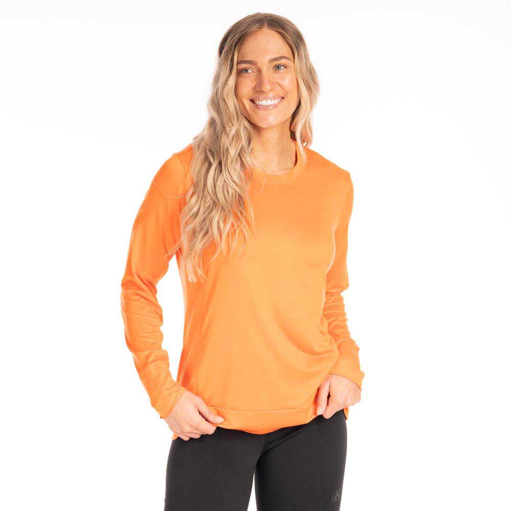 Klim Ostara Long Sleeve T-shirt Orange L Frau von Klim