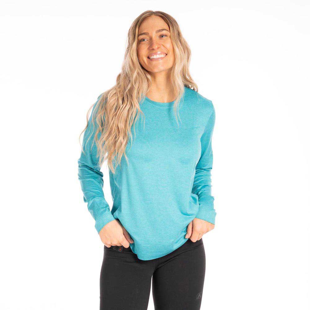 Klim Ostara Long Sleeve T-shirt Blau M Frau von Klim