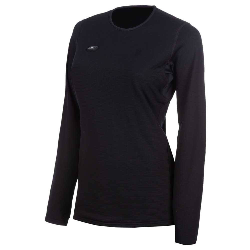 Klim Solstice Long Sleeve T-shirt Schwarz M Frau von Klim