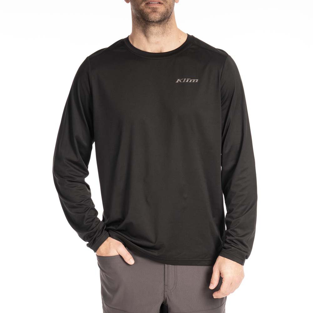 Klim Static Peak Long Sleeve T-shirt Schwarz L Mann von Klim