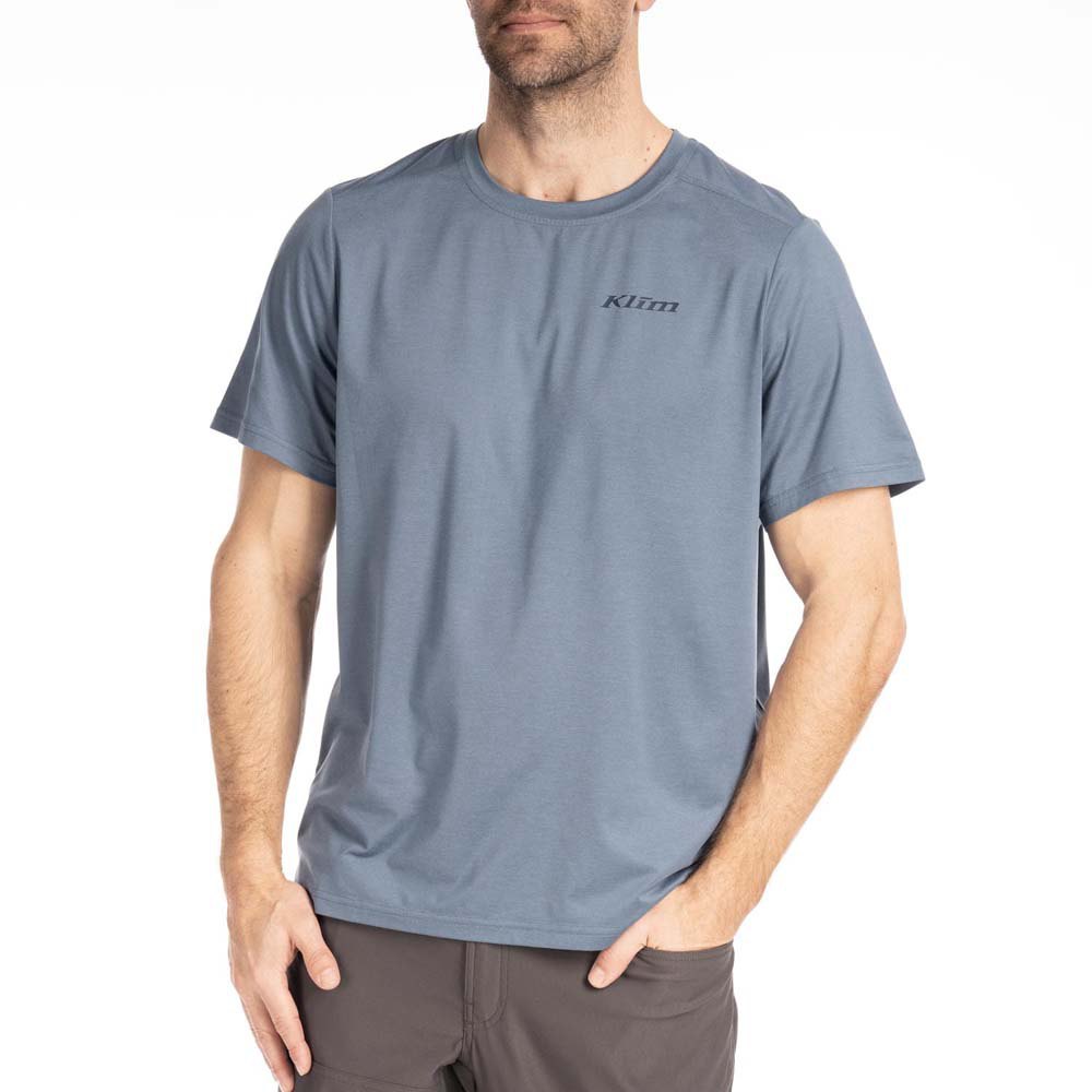 Klim Static Peak Short Sleeve T-shirt Blau M Mann Klim Static Peak Short Sleeve T-shirt Blau M Mann von Klim