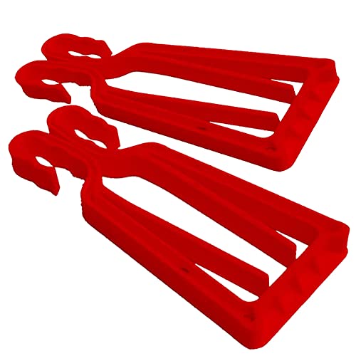KlipSki Ski- und Stockträger, schnelle und einfache Anwendung, für Experten und Anfänger, Rot, 1 Paar KlipSki Ski- und Stockträger, schnelle und einfache Anwendung, für Experten und Anfänger, Rot, 1 Paar von KlipSki