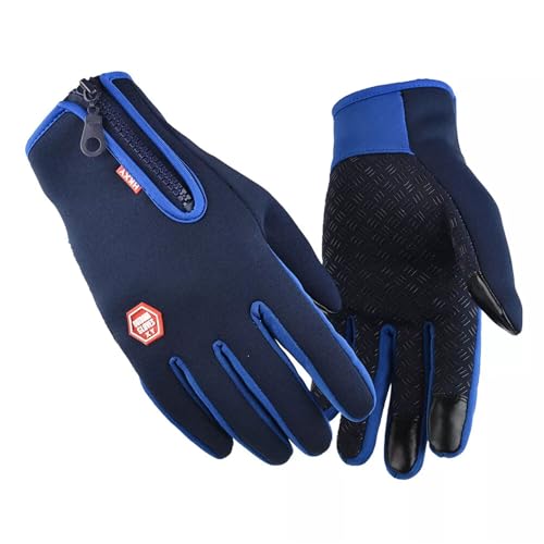 Klortecer Frostfit - Thermo Handschuhe, Thermo Handschuhe Herren Damen Frostfit, Winter Wasserdicht Touchscreen Handschuhe (Blau, XL) von Klortecer