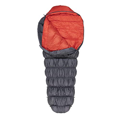 Klymit Unisex's XL (Hybrid) KSB 0°f X-Large Dual Fill Oversized Sleeping Bag, for Cold Weather Camping, Gray Unisex KSB-17,8 °C Schlafsack für kaltes Wetter Grau, Einheitsgröße von Klymit