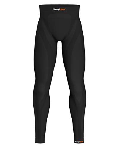 Knapman Herren Zoned Kompression Tights 45% schwarz S von Knapman