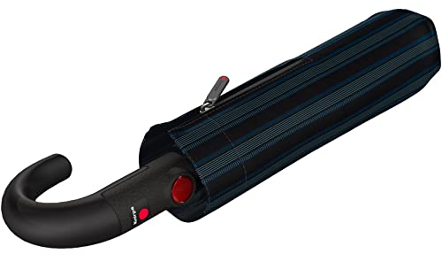 Knirps Herren Taschenschirm T.260 Duomatik Rundhakengriff mit ecorepel-Technologie 2Line Up - Black Knirps Herren Taschenschirm T.260 Duomatik Rundhakengriff mit ecorepel-Technologie 2Line Up - Black von Knirps