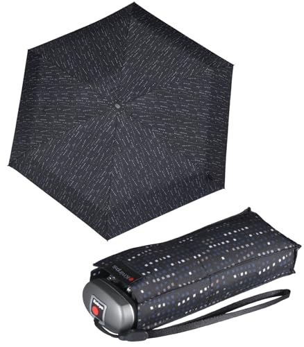 Knirps Mini Taschenschirm Travel Domino - Black Knirps Mini Taschenschirm Travel Domino - Black von Knirps