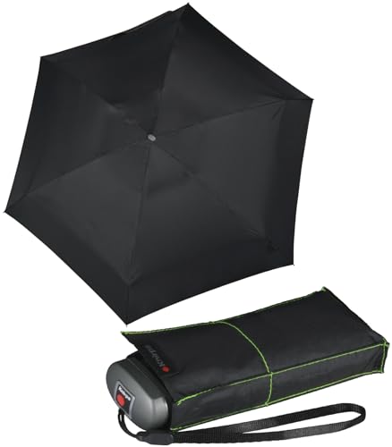 Knirps Mini Taschenschirm Travel neon Black Knirps Mini Taschenschirm Travel neon Black von Knirps