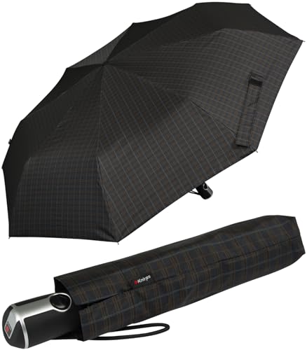 Knirps Regenschirm Taschenschirm Large Duomatic Men´s Print - Check Knirps Regenschirm Taschenschirm Large Duomatic Men´s Print - Check von Knirps