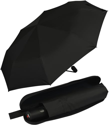 Knirps Regenschirm Taschenschirm mit Auf-Zu-Automatik im Case - Black Knirps Regenschirm Taschenschirm mit Auf-Zu-Automatik im Case - Black von Knirps