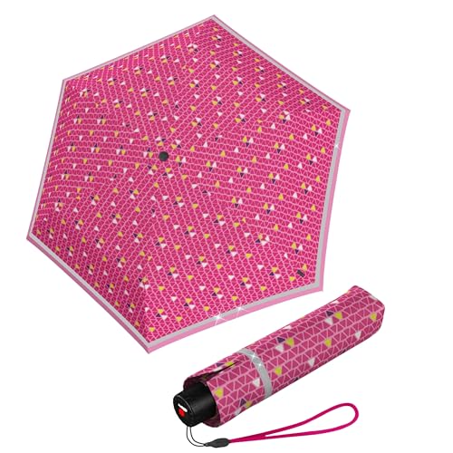 Knirps Kinder-Taschenschirm Rookie Reflective Triple - pink Knirps Kinder-Taschenschirm Rookie Reflective Triple - pink von Knirps