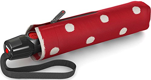 Knirps T.200 Taschenschirm Duomatic DOT Art Rot - inkl. Futteral im Schirmdesign - Hochqualitative Verarbeitung - 100% Polyester - Windkanal getestet - kompakt, komfortabel, stabil, zuverlässig Knirps T.200 Taschenschirm Duomatic DOT Art Rot - inkl. Futteral im Schirmdesign - Hochqualitative Verarbeitung - 100% Polyester - Windkanal getestet - kompakt, komfortabel, stabil, zuverlässig von Knirps