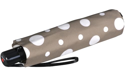 Knirps Taschenschirm Slim Duomatic Dots - Taupe Knirps Taschenschirm Slim Duomatic Dots - Taupe von Knirps