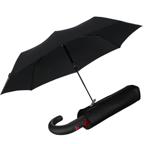 Knirps Taschenschirm T.260 Medium Duomatic Black – Auf-Zu-Automatik – Sturmfest – Windproof – Rundhakengriff – Schwarz Knirps Taschenschirm T.260 Medium Duomatic Black – Auf-Zu-Automatik – Sturmfest – Windproof – Rundhakengriff – Schwarz von Knirps