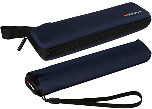 Knirps Taschenschirm US.050 Ultra Light Slim Manual im Etui - navy von Knirps