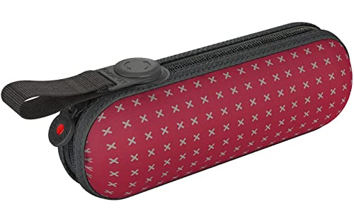 Knirps X1 Super Mini Taschenschirm 2Cross mit ecorepel-Technologie - red Knirps X1 Super Mini Taschenschirm 2Cross mit ecorepel-Technologie - red von Knirps