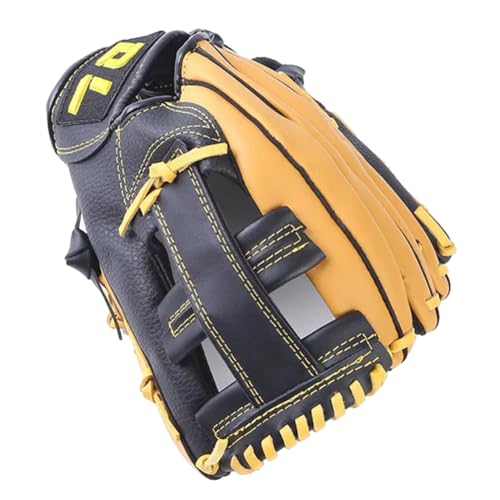 Knnuey Professionelle Baseball-Handschuhe für Jugendliche und Erwachsene, Leder-Baseball-Handschuhe, Softball-Training, Catcher-Handschuhe, 11,5 von Knnuey