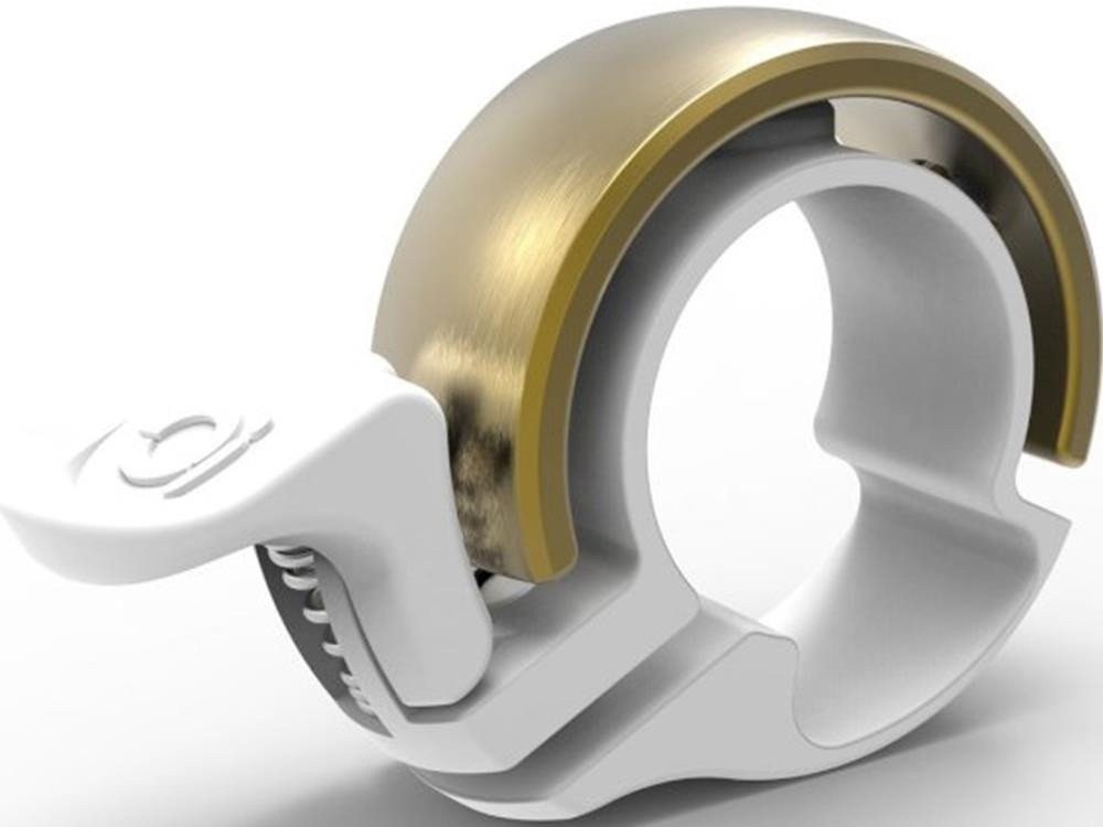 Knog Fahrradklingel Knog OI Classic Small, 22.2, brass/white Knog Fahrradklingel Knog OI Classic Small, 22.2, brass/white von Knog