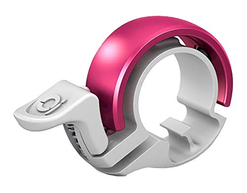 Knog Oi Classic Groß Fahrrad Klingel 23,8-31,8 mm Bike Bell Glocke Design Slim MTB Laut Ringförmig, KNCL, Farbe Weiß Pink Knog Oi Classic Groß Fahrrad Klingel 23,8-31,8 mm Bike Bell Glocke Design Slim MTB Laut Ringförmig, KNCL, Farbe Weiß Pink von Knog