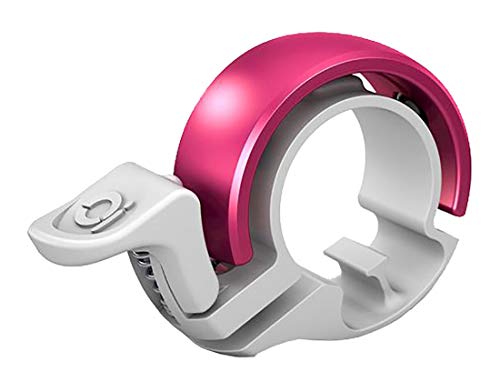 Knog Oi Classic Fahrradklingel White/pink Ausführung L 2020 Fahrradhupe von Knog