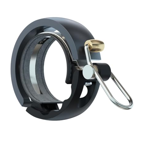 Knog Oi Luxe Fahrradklingel, Schwarz/Grau, Durchmesser L | 23,8-31,8 mm 2021 Knog Oi Luxe Fahrradklingel, Schwarz/Grau, Durchmesser L | 23,8-31,8 mm 2021 von Knog