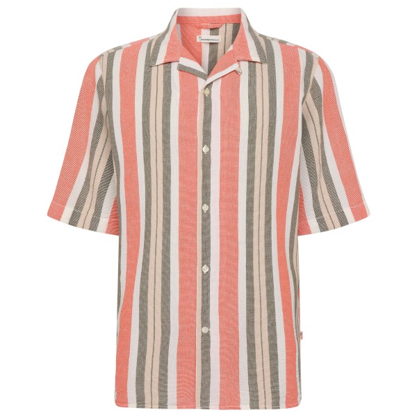 KnowledgeCotton Apparel - Box S/S Striped Cotton Shirt - Hemd Gr L rosa KnowledgeCotton Apparel - Box S/S Striped Cotton Shirt - Hemd Gr L rosa von KnowledgeCotton Apparel