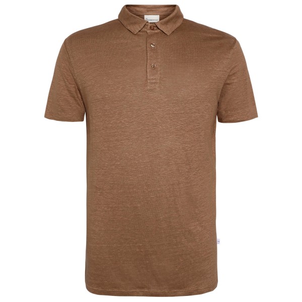 KnowledgeCotton Apparel - Linen Polo - Polo-Shirt Gr XL braun KnowledgeCotton Apparel - Linen Polo - Polo-Shirt Gr XL braun von KnowledgeCotton Apparel