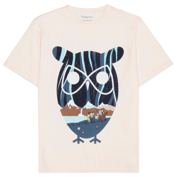 KnowledgeCotton Apparel - Regular Seagrass OWL Printed - T-Shirt Gr XXL weiß KnowledgeCotton Apparel - Regular Seagrass OWL Printed - T-Shirt Gr XXL weiß von KnowledgeCotton Apparel