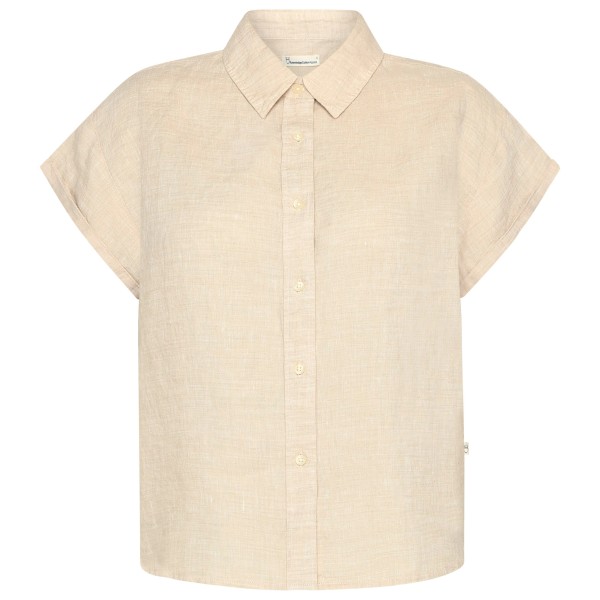 KnowledgeCotton Apparel - Women's Aster Fold Up S/S - Bluse Gr L beige KnowledgeCotton Apparel - Women's Aster Fold Up S/S - Bluse Gr L beige von KnowledgeCotton Apparel