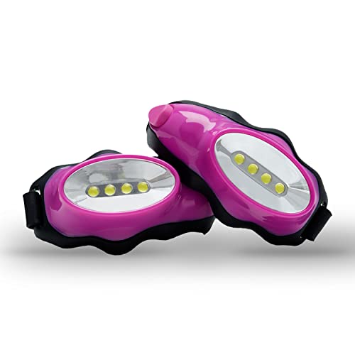 Knuckle Lights Taschenlampen für Läufer und Spaziergänger – Taschenlampe für Spaziergänge mit dem Hund – Grab and Go leichtes Nachtlauflicht (Rosa) von Knuckle Lights