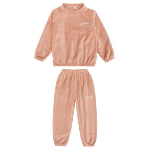 Angebote Tages Blitzangebote: Flanell Pyjama Kinder Schlafanzug Mädchen Jungen Fleece Zweiteiler Kuschel Pijamas Plüsch Winter Warme Schlafanzüge Flauschige Nachtwäsche Pjs von Kobilee