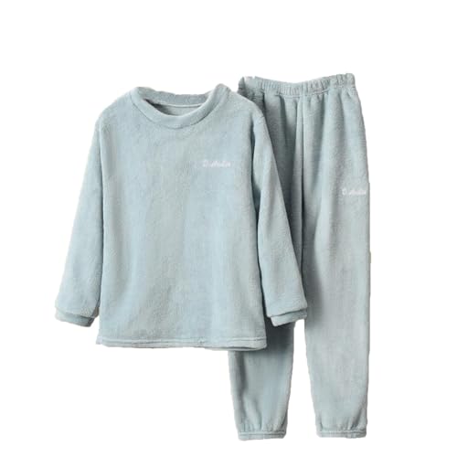 Black Friday Angebote 2024, Schlafanzüge Für Mädchen Jungen Flanell Pyjama Kinder Schlafanzug Fleece Zweiteiler Kuschel Pijamas Plüsch Winter Warme Flauschige Nachtwäsche Pjs von Kobilee