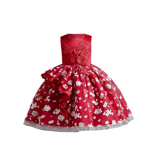 Blitzangebote - Prinzessin Kleid Mädchen - Abendkleid Cocktail Dance Ballkleid Kommunionkleid Festkleider Partykleid für Hochzeit Brautjungfer Blumenmädchen Geburtstag Party Fasching von Kobilee