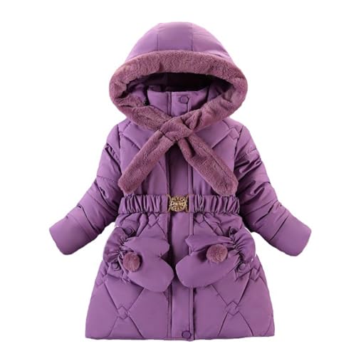 Blitzangebote - Winterjacke Mädchen 146 Puffer Jacke Winddicht Warm Schwarz Mit Kapuze Skijacke Winter Rot Softshelljacke 164 Coole Jacken Gefütterte Unisex Verstaubare Herbstjacke von Kobilee