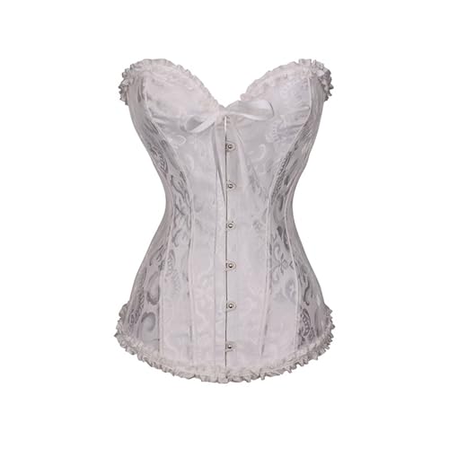 Deals of The Day: Grünes Korsett Corsage Damen Reizwäsche Gelbes Corset Schwarz Korsage Blue Prinzessin Kostüm Lila Kostüme Pink Weißes Weisses Gelb Costume Women Piraten Schwarzer Engel von Kobilee