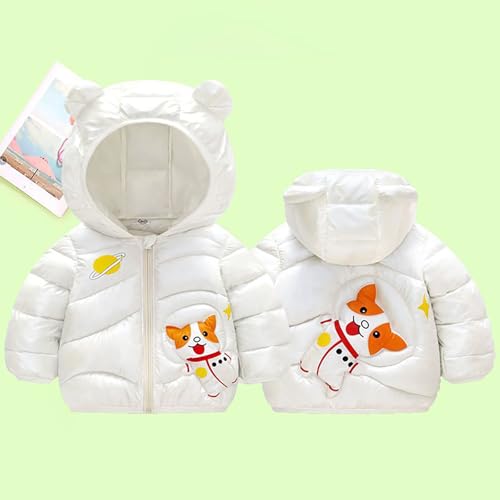 Kobilee Schneeanzug Baby Jacke Mädchen Sweatjacke Kleidung Leichte Steppjacke Winterjacke Softshelljacke Jacken für Wintermantel 128 Kinder Winter Sportjacke Puffer Jacket 104 152 Skijacke 122 von Kobilee