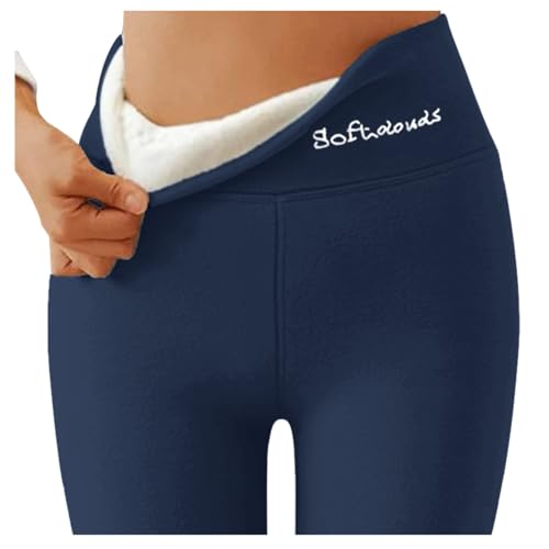 Kobilee Thermohose Damen Thermo Leggings Fleecehose Kuschelhose Strumpfhose Gefüttert Strumpfhosen Winter Gefütterte Outfit Leggins Winterkleider Sweathose Jeans Trainingshose Weiße Blickdicht von Kobilee