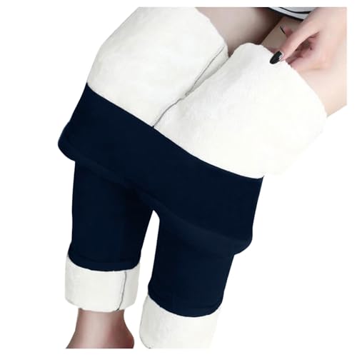 Kobilee Thermo Strumpfhose Damen Thermohose Winterhose Winter Strumpfhosen Gefüttert Fleecehose Gefütterte Leggings Winterboots Laufhose Jogginghose Sportleggins Lang Sweathose Weiße Blickdicht von Kobilee