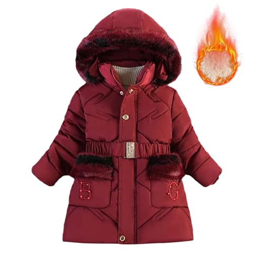 Outlet Angebote - Winterjacke Jungen 158 Puffer Jacke Winddicht Leicht Skijacke Rot 152 Steppjacke Schwarz Outdoor 146 Mädchen Herbstjacke Reißverschluss Gefütterte Kinder Übergangsjacke von Kobilee