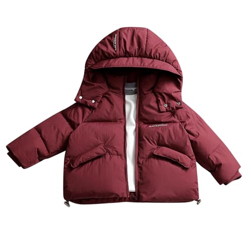 Tagesangebote Heute - Winterjacke Jungen 158 Puffer Jacke 140 Winter 152 Winddicht Softshelljacke Mit Kapuze Schwarz Steppjacke Coole Verstaubare Jacken 164 Kinder Gefütterte Daunenjacke von Kobilee