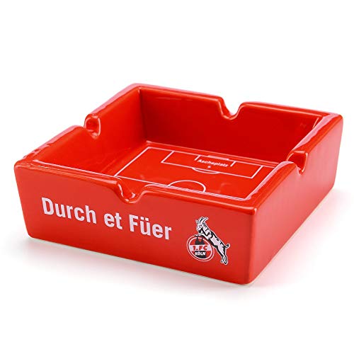 1. FC Köln Aschenbecher Ascheplatz rot, Keramik Ascher, Ashtray - Plus Lesezeichen I Love Köln 1. FC Köln Aschenbecher Ascheplatz rot, Keramik Ascher, Ashtray - Plus Lesezeichen I Love Köln von FOXCUP