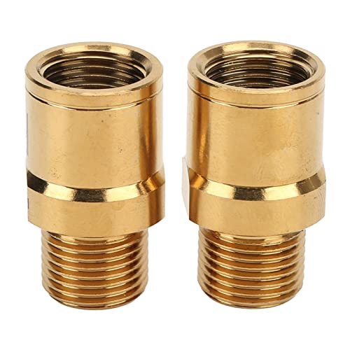 Koieam Bikes Pedalverlängerung, Titanlegierung, Fahrradpedal, verlängerte Spindel für Mountainbikes, 20 mm, bunt (Gold) von Koieam