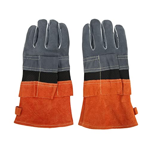 Koieam Hitzebeständige Handschuhe, erstklassiger Schutz für hitzeintensive Aufgaben, Grillen und mehr (Orange) von Koieam