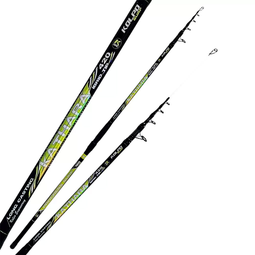 Kolpo Kathara Telescopic Surfcasting Rod Grün 4.20 m / 150 g von Kolpo