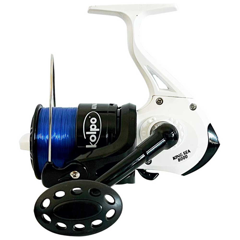 Kolpo King Sea Boat Surfcasting Reel Silber 8000 von Kolpo